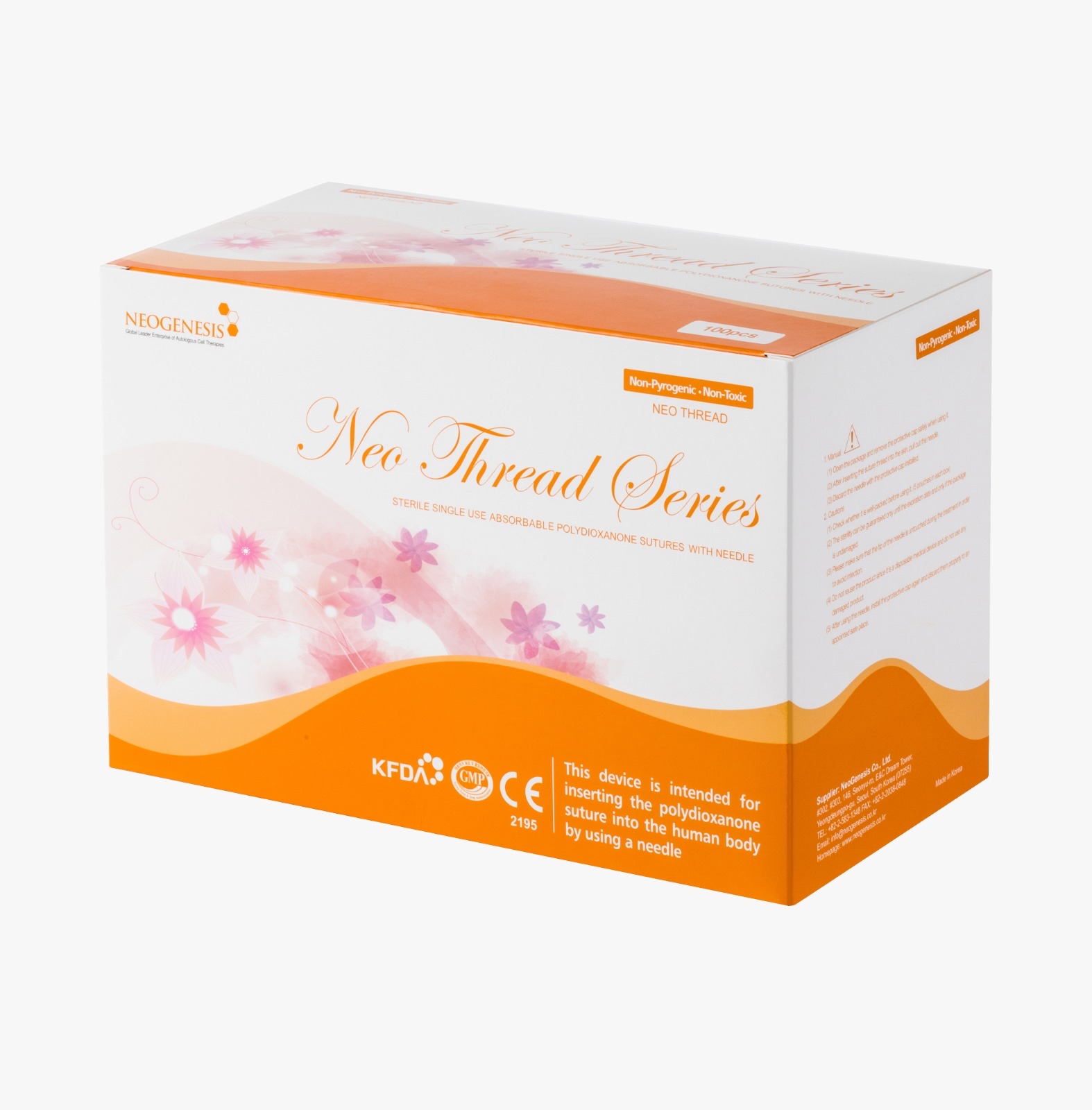 Nici PDO NeoGenesis Combi Cog Thread 23G,60mm,90mm 20szt B2360