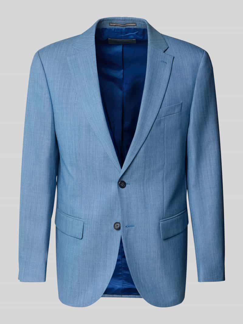 Marynarka w kroju slim fit na 2 guziki z kieszeniami z patką model 'Grant'