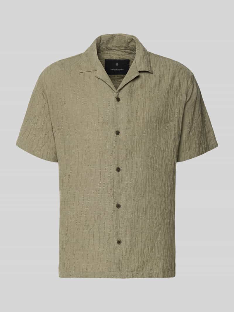 Koszula casual z kołnierzem rewersowym, krój regular fit