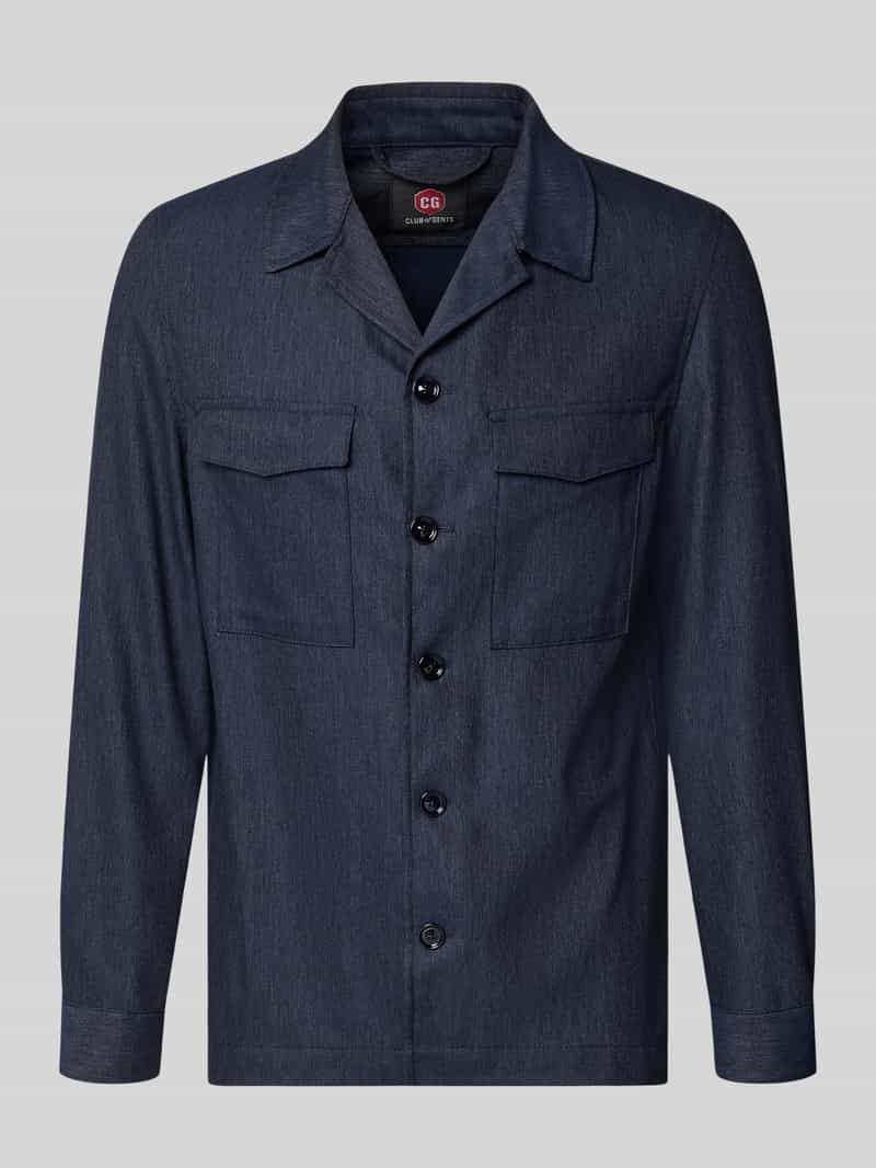 Koszula wierzchnia o kroju regular fit z kieszeniami z patką model 'Constantin'