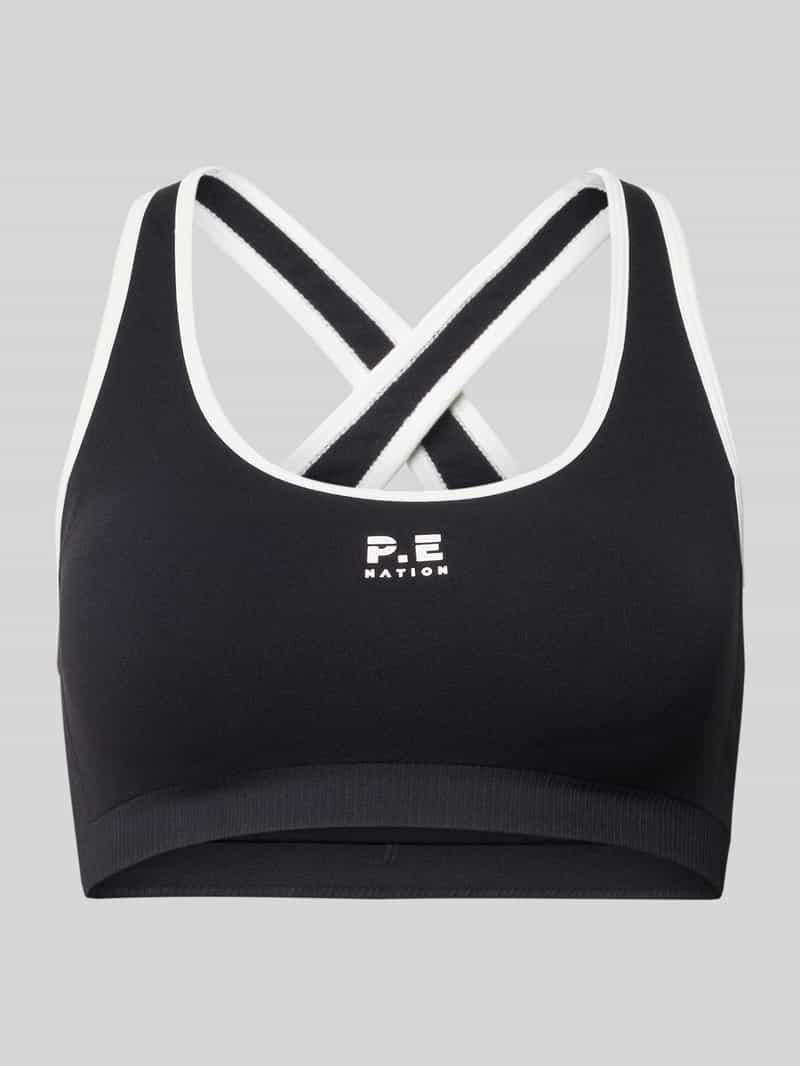 Biustonosz sportowy z nadruk z logo model 'ADAPTION SEAMLESS'