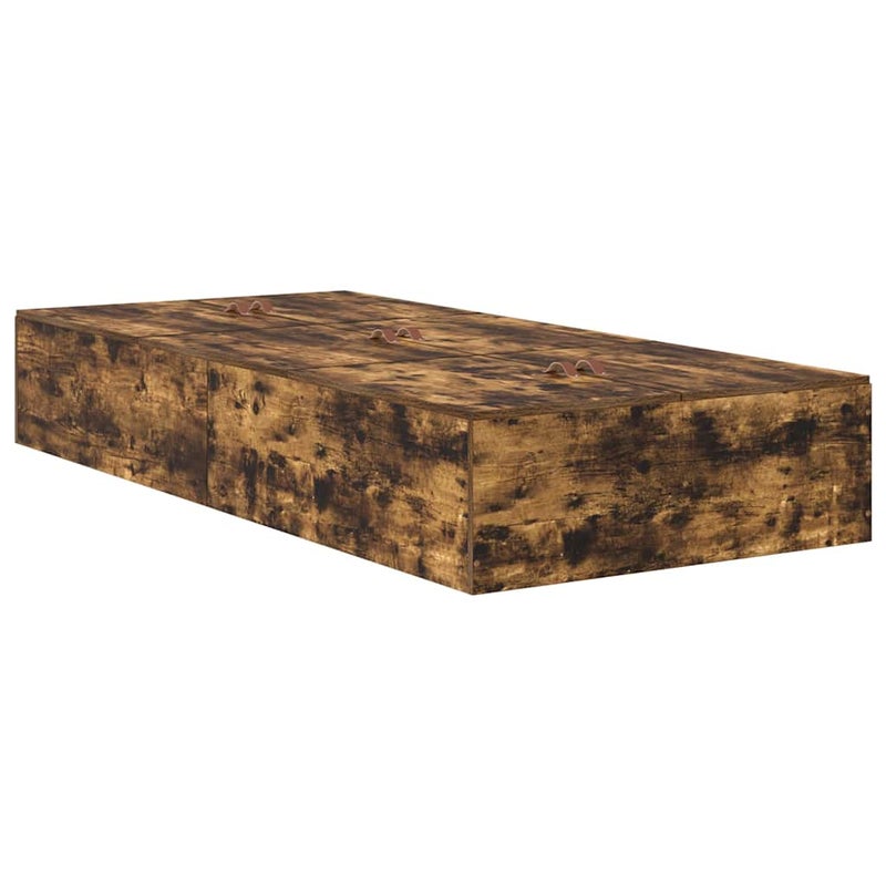 Łóżko Brązowe Rama Łóżka Ze Stelażem Do Sypialni Pokoju 200 x 80 x 31.5 cm