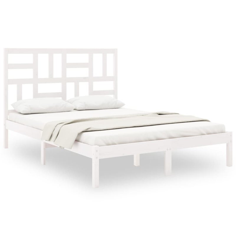 Łóżko Drewniane Rama Łóżka Sofa Biała Do Sypialni Pokoju 120x200 cm