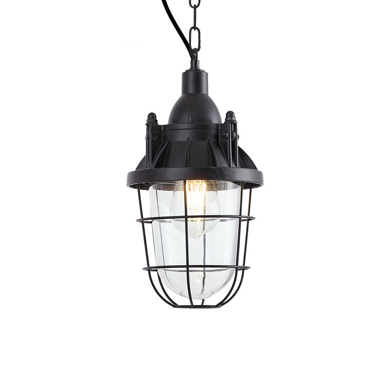 Industrialna lampa wisząca czarna - Cabin