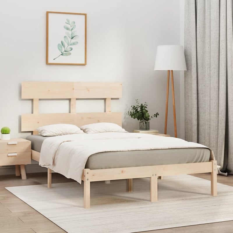Łóżko Drewniane Rama Łóżka Sofa Brązowe Do Sypialni Pokoju 120x200 cm