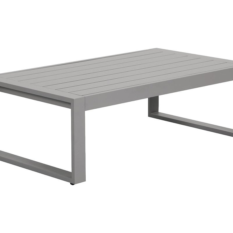 Stolik kawowy ogrodowy z aluminium - Taupe - MOLOKAI od MYLIA