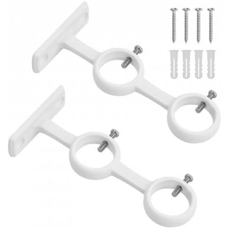 Długi wspornik do podwójnego karnisza 26 mm - Podwójne wsporniki do karnisza