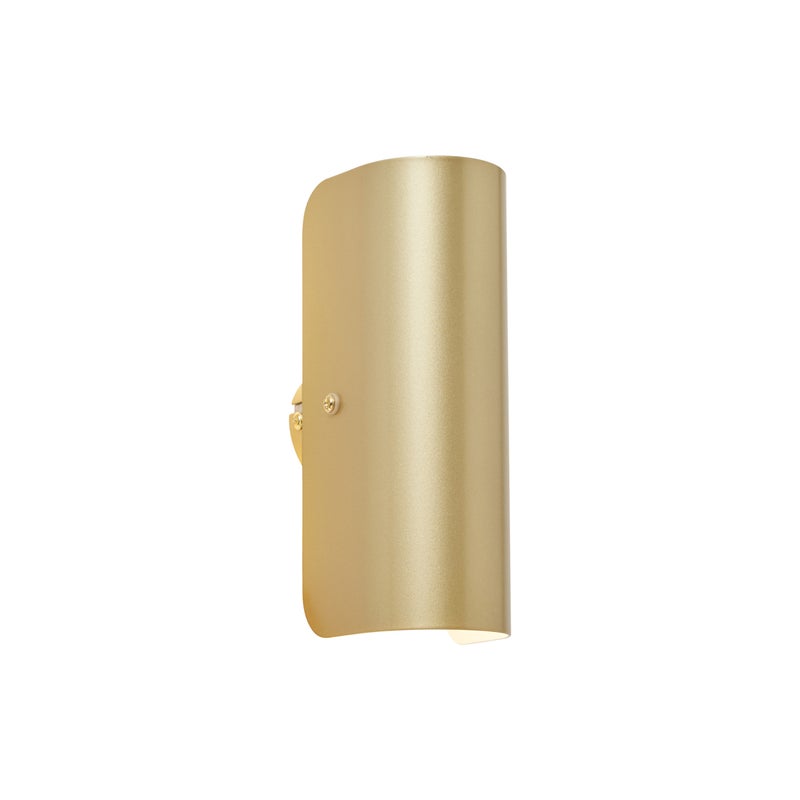 Nowoczesny kinkiet złoty 2-punktowy - Gotthard