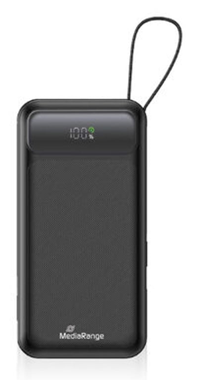 MediaRange MRMA753 bank mocy Litowo-polimerowy (LiPo) 10000 mAh Czarny