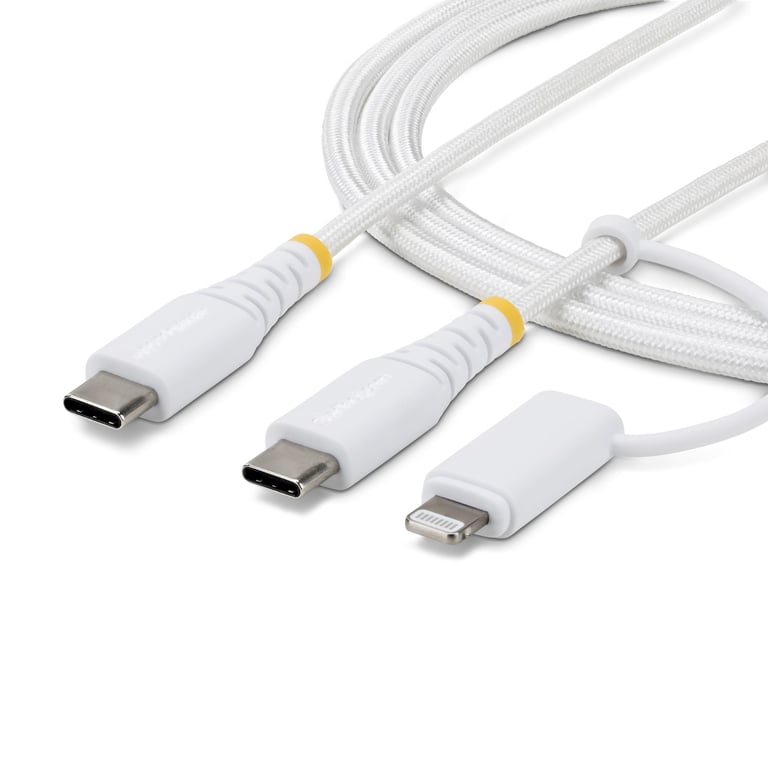 StarTech 1M-U2-LNTC-CABLE kabel USB USB C Biały