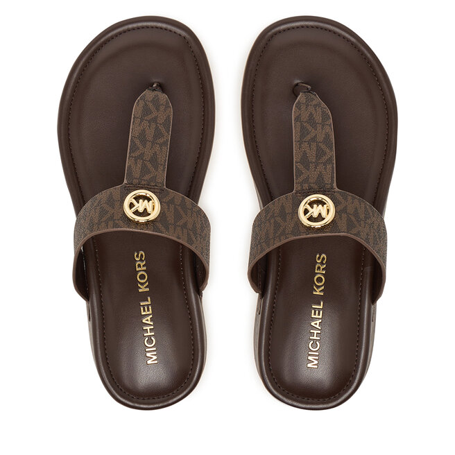 Japonki MICHAEL Michael Kors Koya Flip Flap 40R6KOFA2B Brązowy