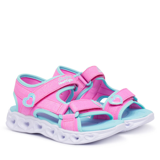 Sandały Skechers Heart Lights Sandals 303114L/PKTQ Różowy