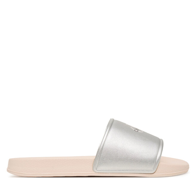 Klapki Calvin Klein V3A0-83268-1367 Srebrny