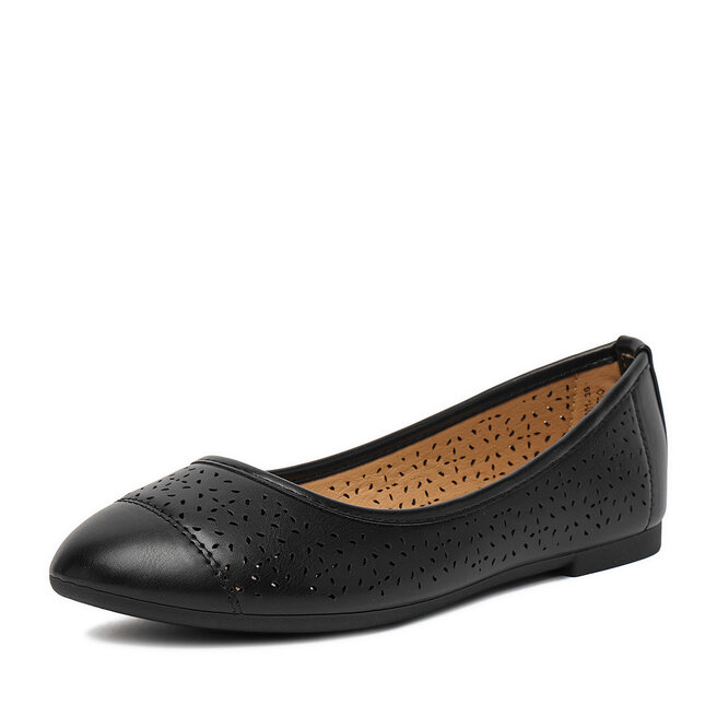 Baleriny JENNY CEO-39408-301 Czarny