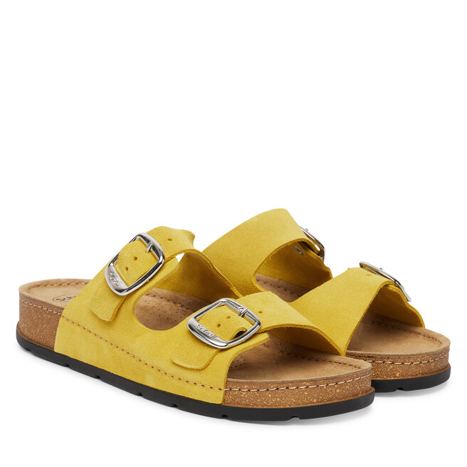 Klapki Scholl Bora 2 Buckles MF32609 Żółty