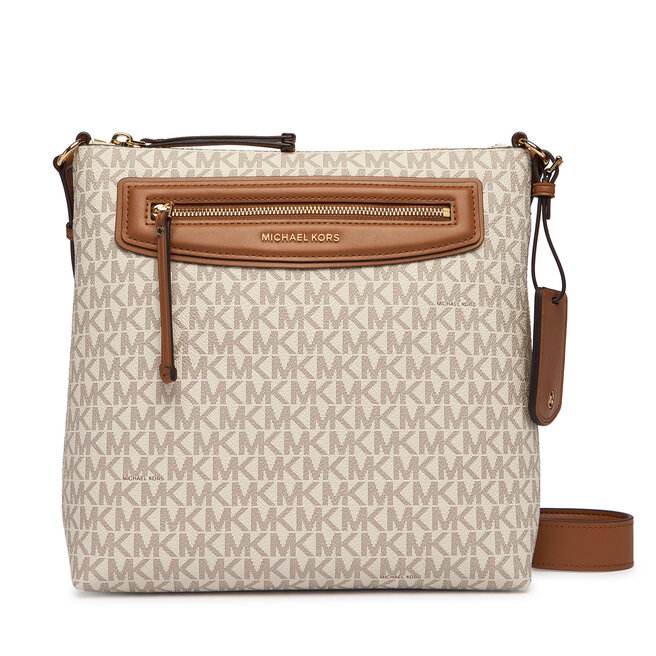 Torebka MICHAEL Michael Kors Jet Set Travel 32S6GTVC7B Kremowy