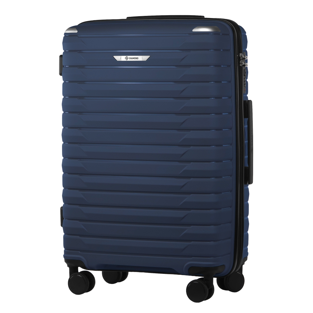 Walizka Średnia z Polipropylenu Granatowa