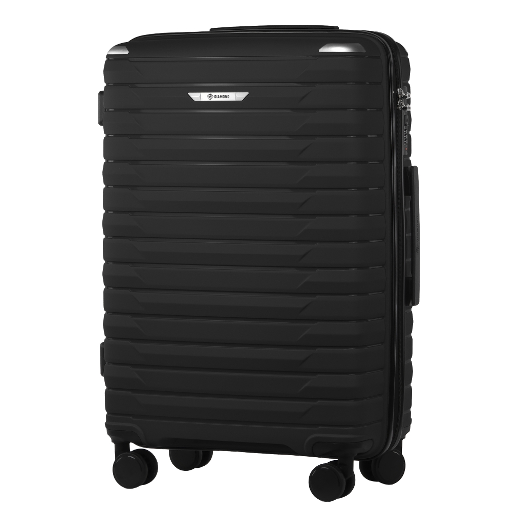 Walizka Średnia z Polipropylenu Czarna