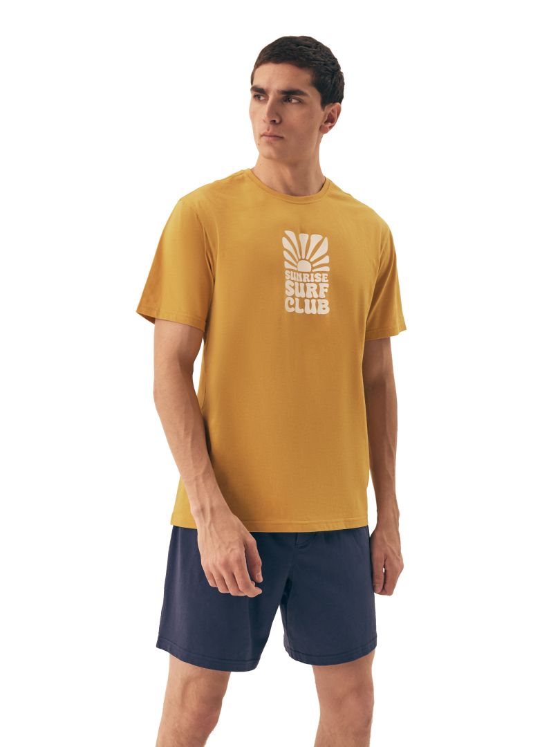 Piżama męska Sun 42600 żółta
