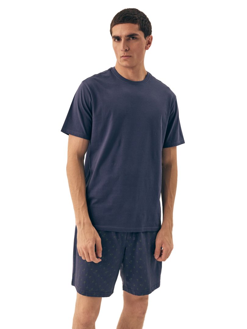 Piżama męska Shore 42601 niebieska