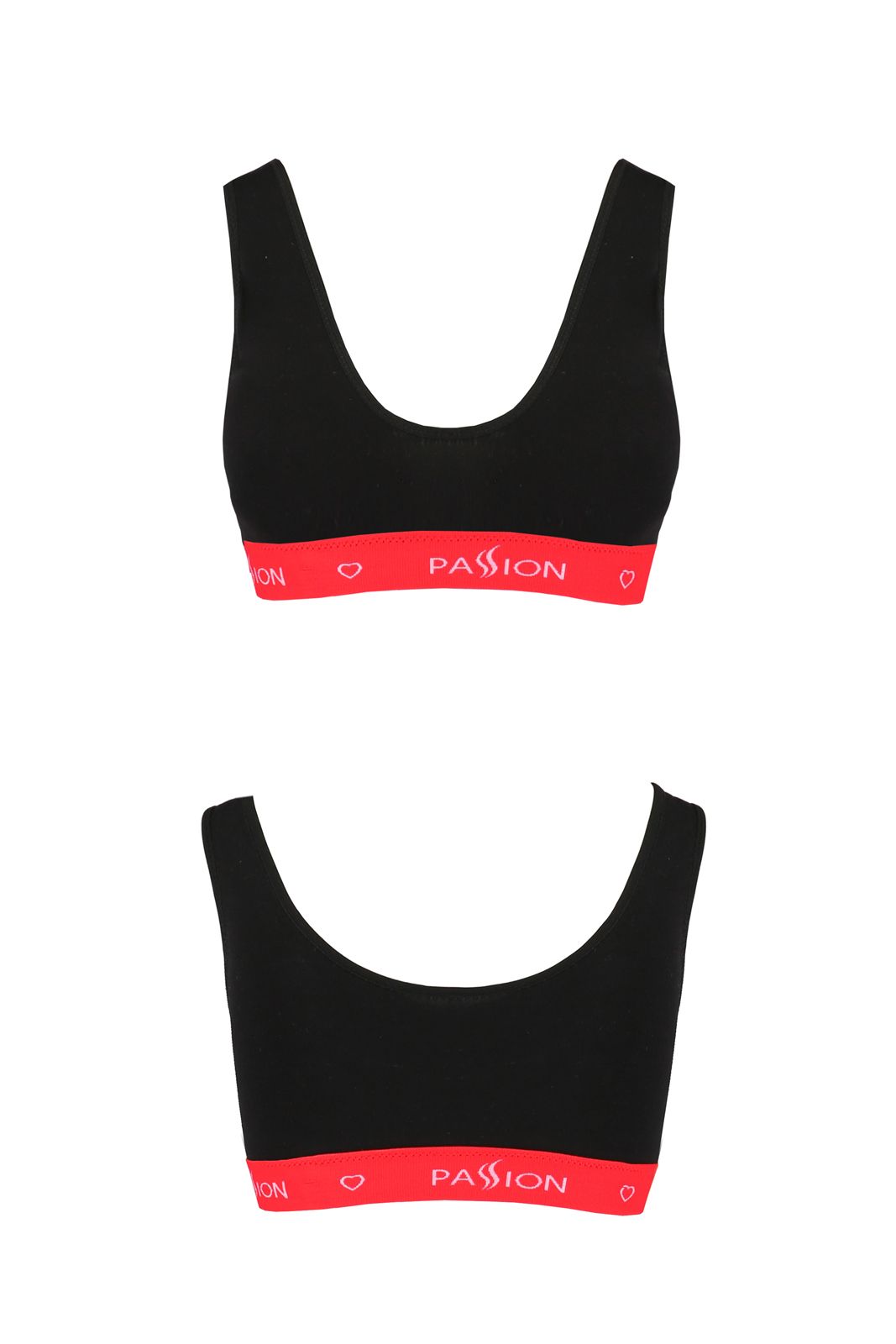 Biustonosz sportowy - PS003 TOP black