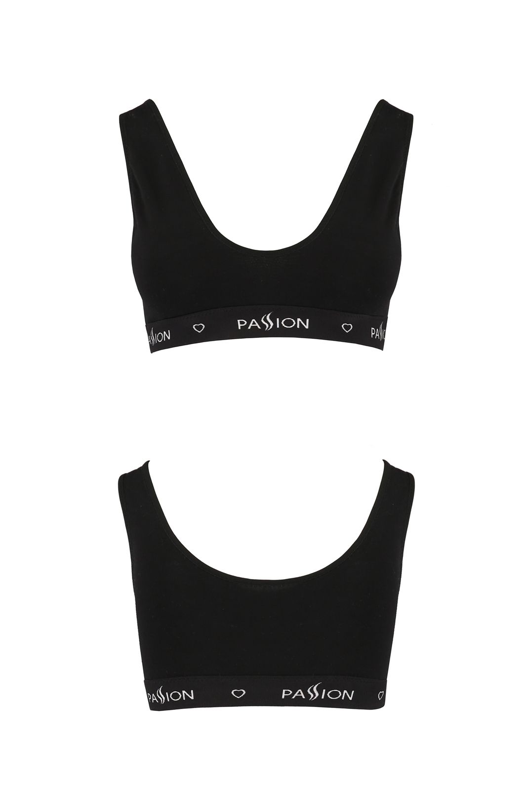 Biustonosz sportowy - PS004 TOP black