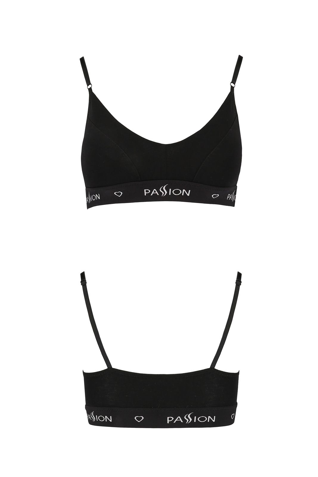 Biustonosz sportowy - PS009 TOP black