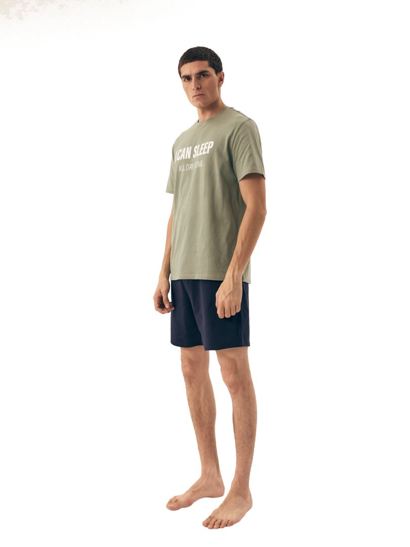 Piżama męska Sleeper 42614 zielona