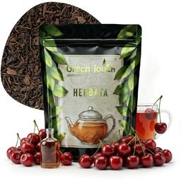 Pu-Erh Wiśnie w Rumie 50 g herbata czerwona liściasta z kandyzowanymi wiśniami