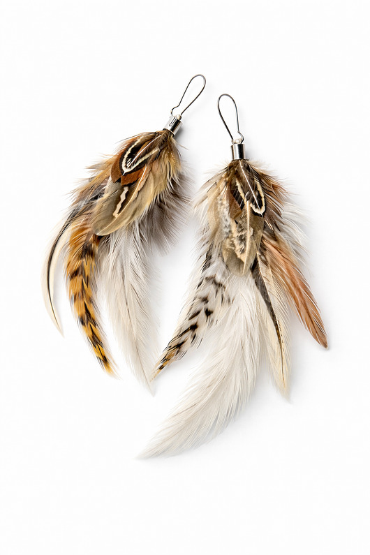 Kolczyki z piór Pluma