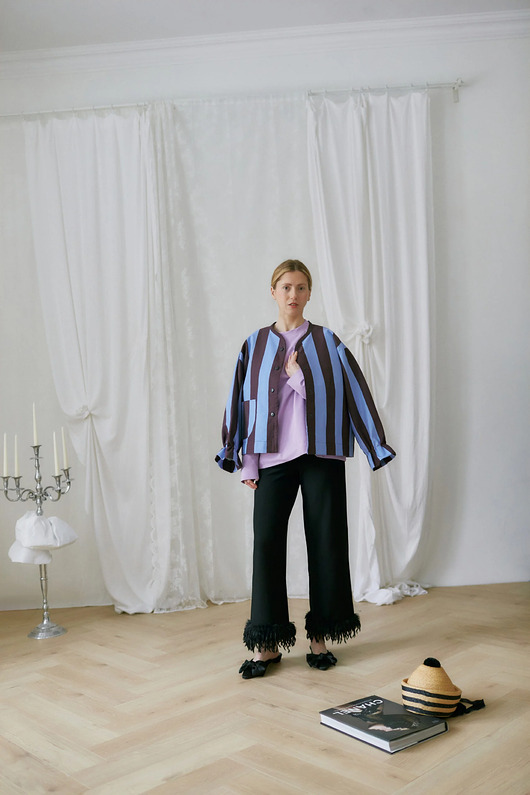 Kurtka Capri Blue Stripes