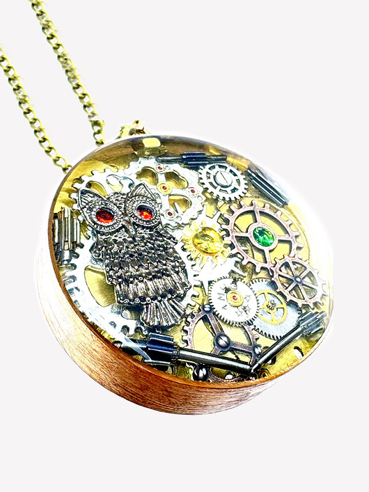 WISIOR dwustronny - SOWA (owl) III - 3D