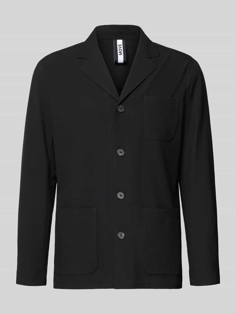 Kurtka koszulowa o kroju relaxed fit z dodatkiem wiskozy model 'Bill'