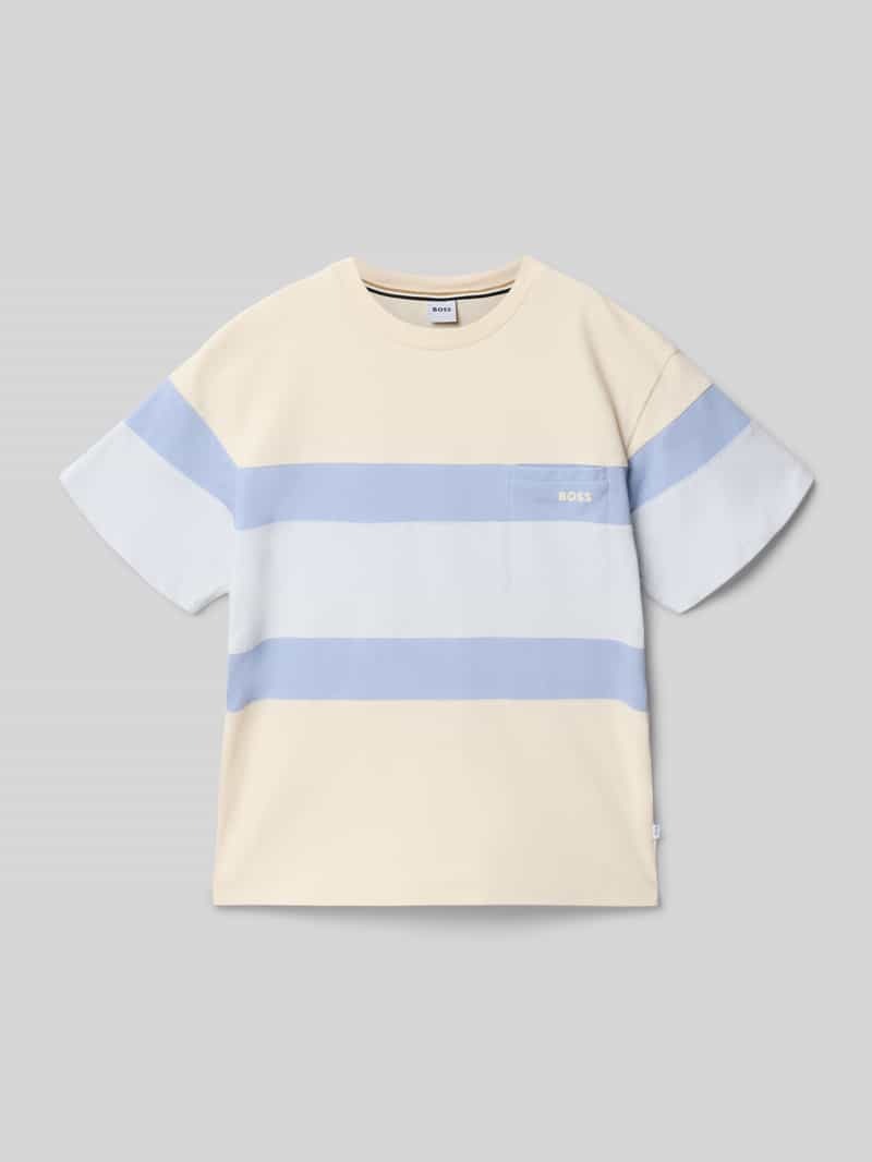 T-shirt o kroju regular fit z Mieszanka bawełny