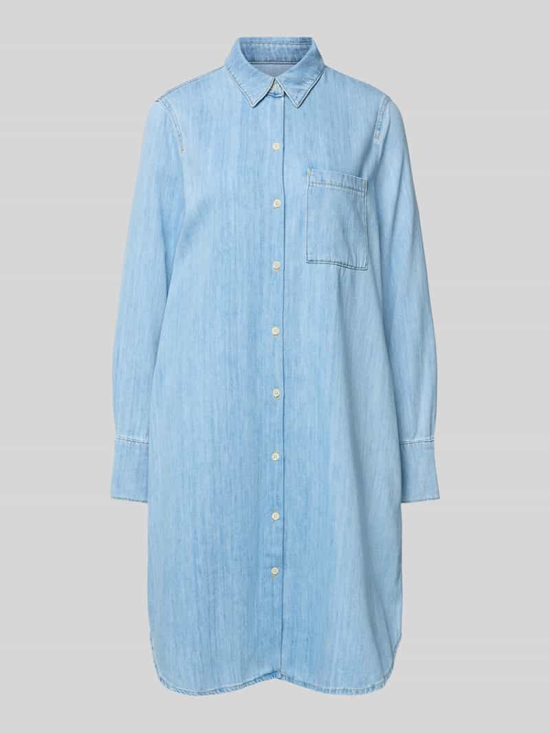 Sukienka jeansowa o linii a z czystej bawełny