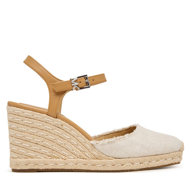Espadryle MICHAEL Michael Kors Kenzie Wedge 40S6KZMS2D Kremowy