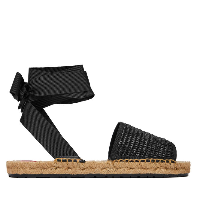 Espadryle LOVE MOSCHINO JA16222G0OJR100A Czarny