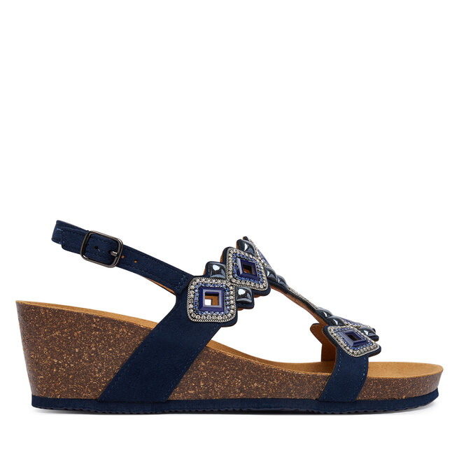 Sandały Scholl Tulum T-Bar MF00689 Granatowy