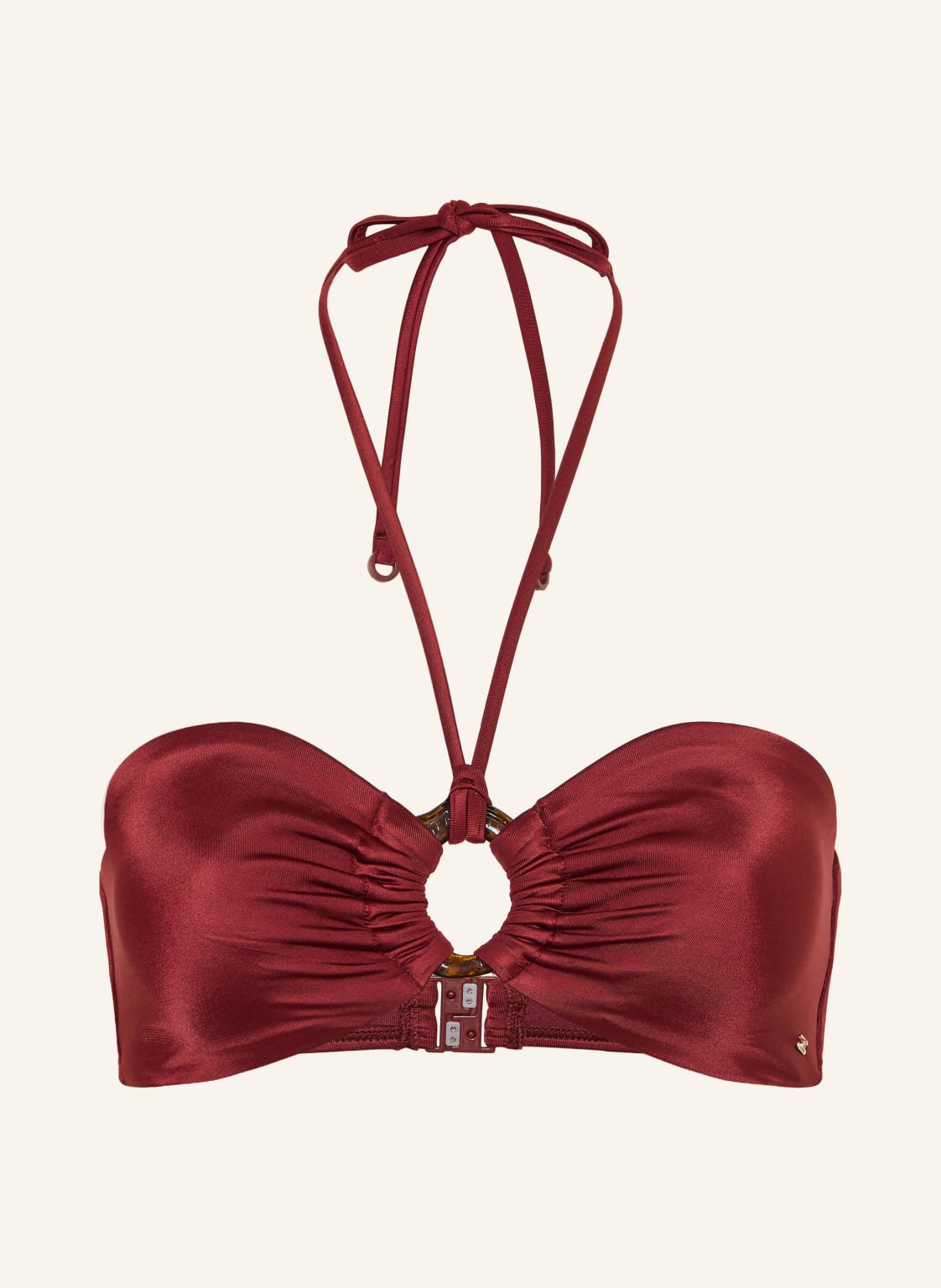 Tommy Hilfiger Góra Bikini Typu Bandeau rot