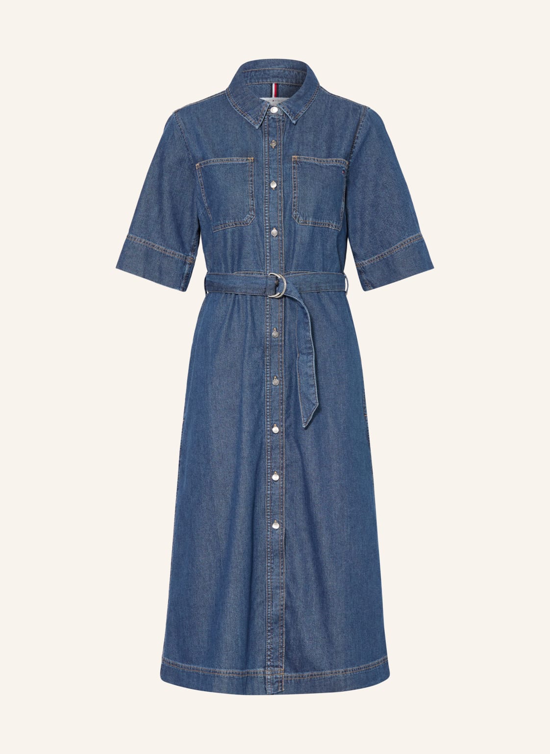 Tommy Hilfiger Sukienka Jeansowa blau