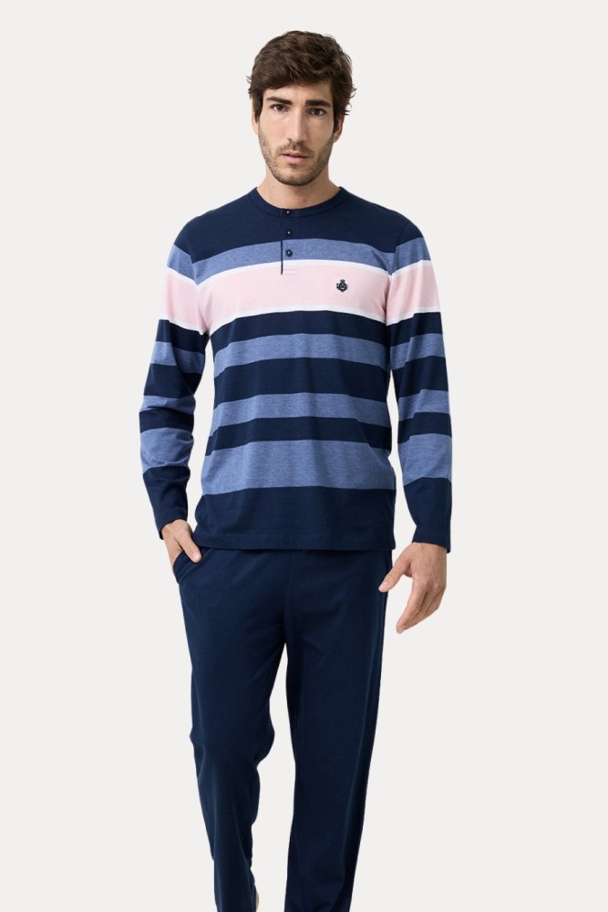 Piżama męska DIEGO L Ciemnoniebieski