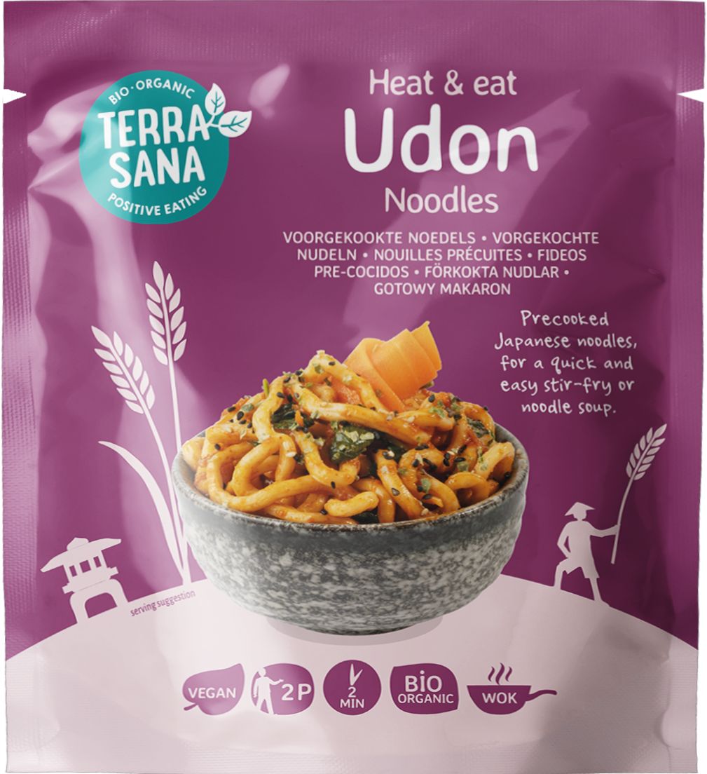 Terrasana Makaron udon 2 x 150 g Bio - makaron