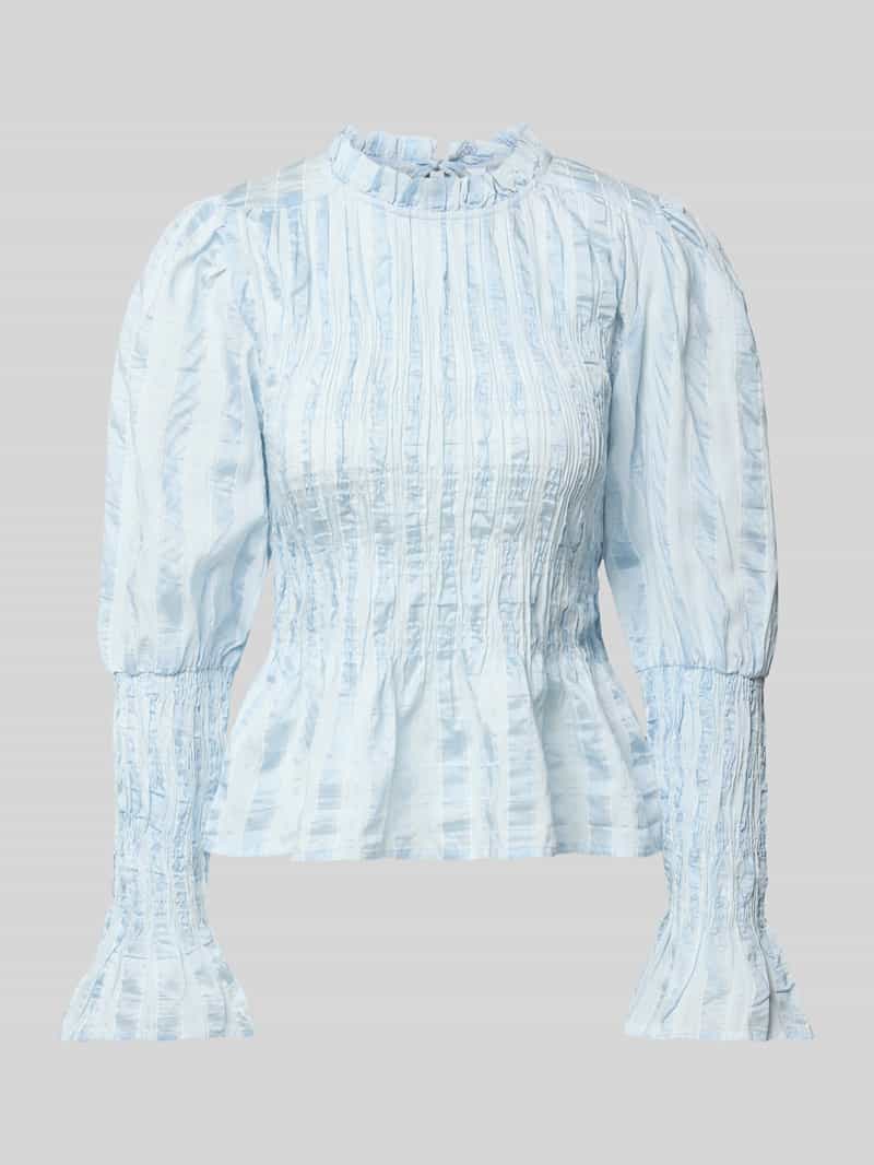 Bluzka o dopasowanym kroju z marszczonymi detalami model 'RAVA'