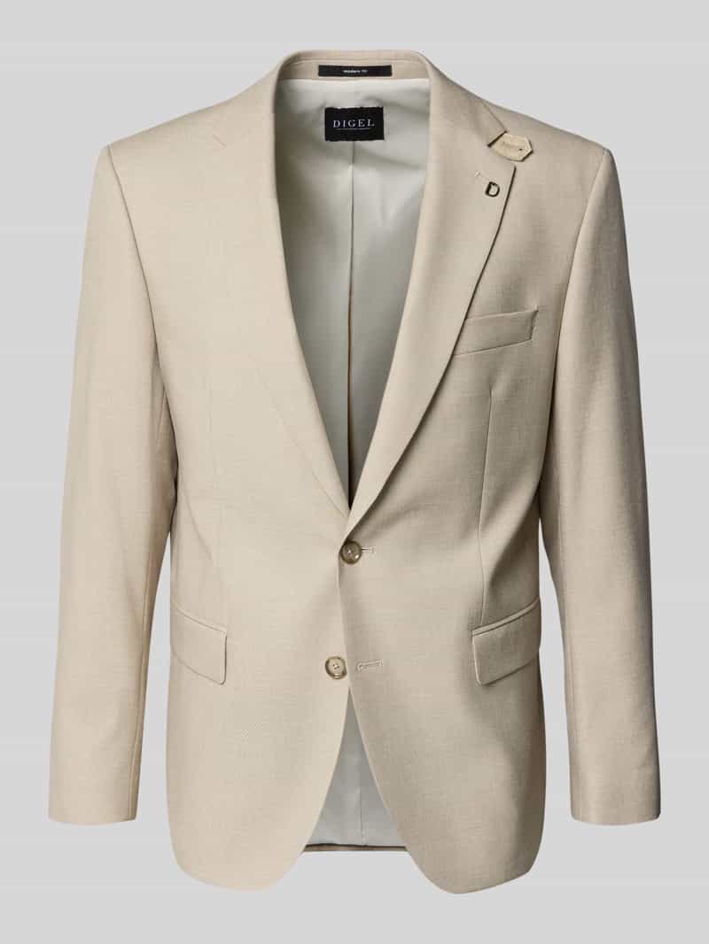 Marynarka 2-guzikowa w kroju modern fit z kieszeniami z patkami model 'Ezzo'