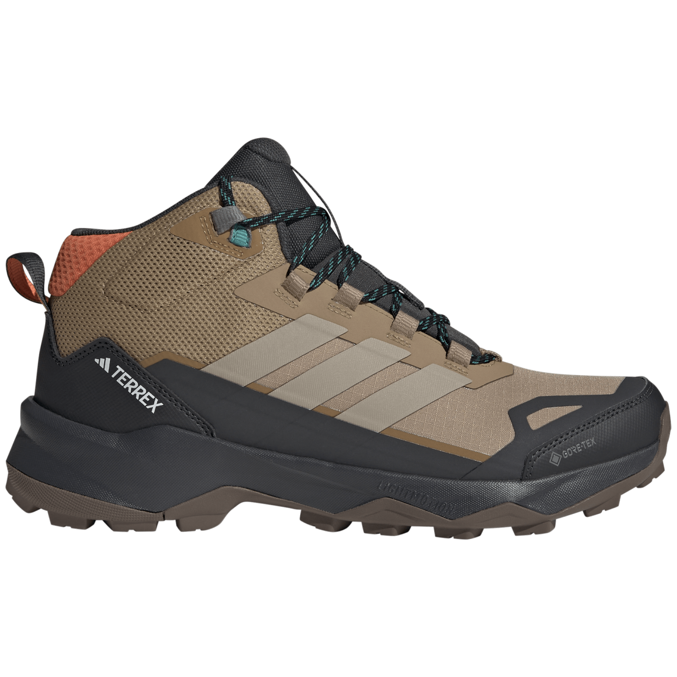 Męskie buty turystyczne Adidas Terrex Skychaser Ax5 Mid Gtx Rozmiar butów (UE): 43 1/3 / Kolor: brązowy