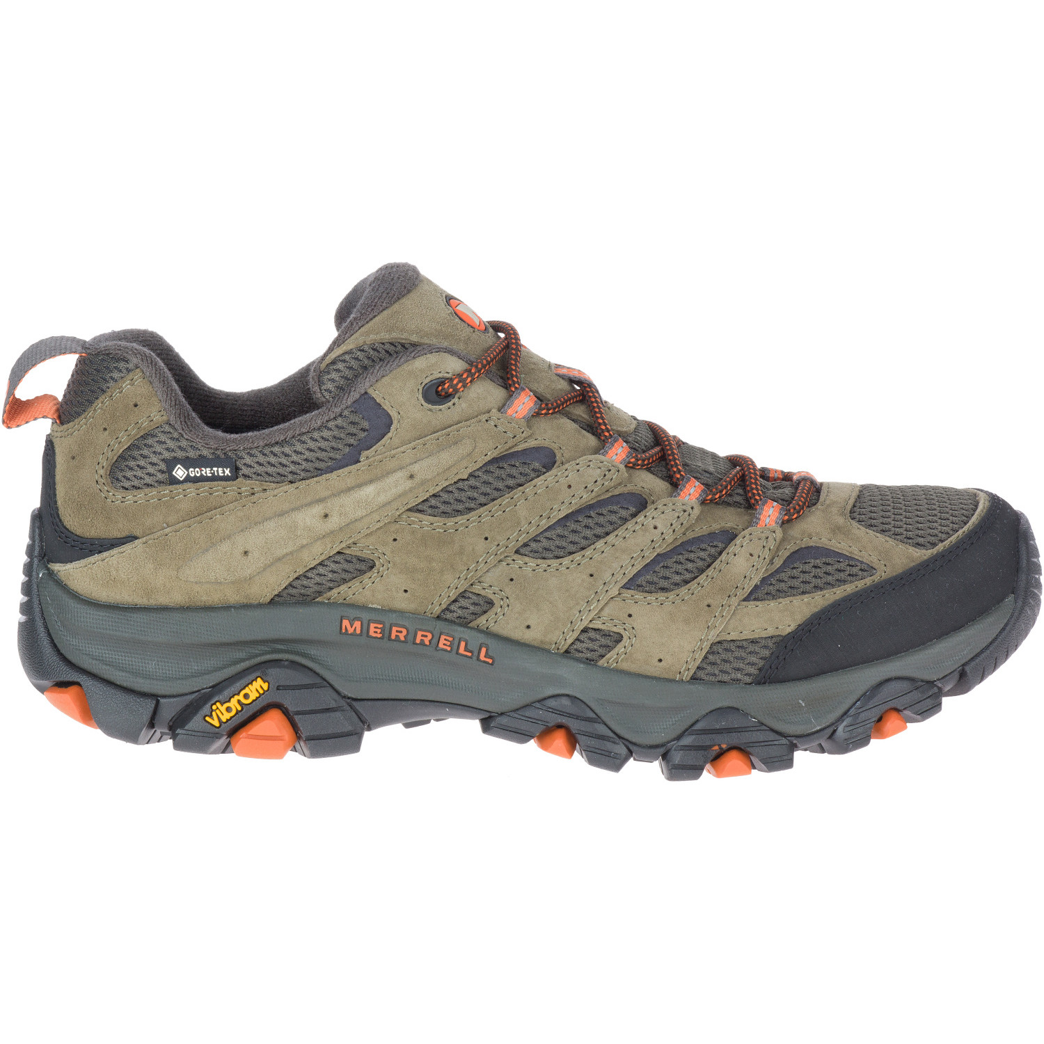 Merrell Męskie buty trekkingowe Moab 3 GTX, oliwkowe, 40 UK, Oliwka, 44 EU