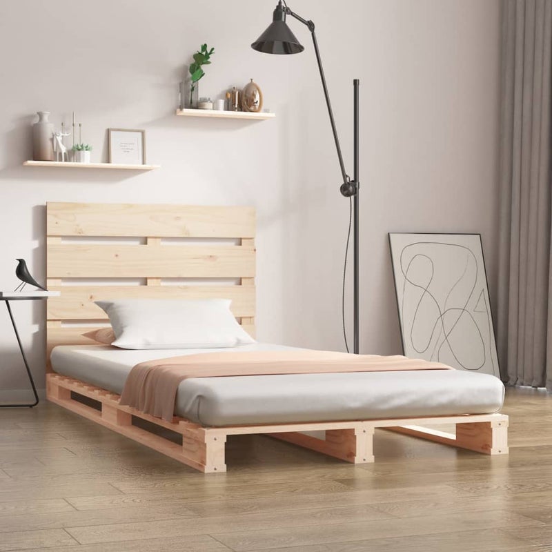 Łóżko Drewniane Rama Łóżka Sofa Brązowe Do Sypialni Pokoju 90x200 cm
