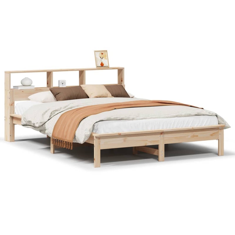 Łóżko Drewniane Rama Łóżka Sofa Brązowe Do Sypialni Pokoju 120x200 cm