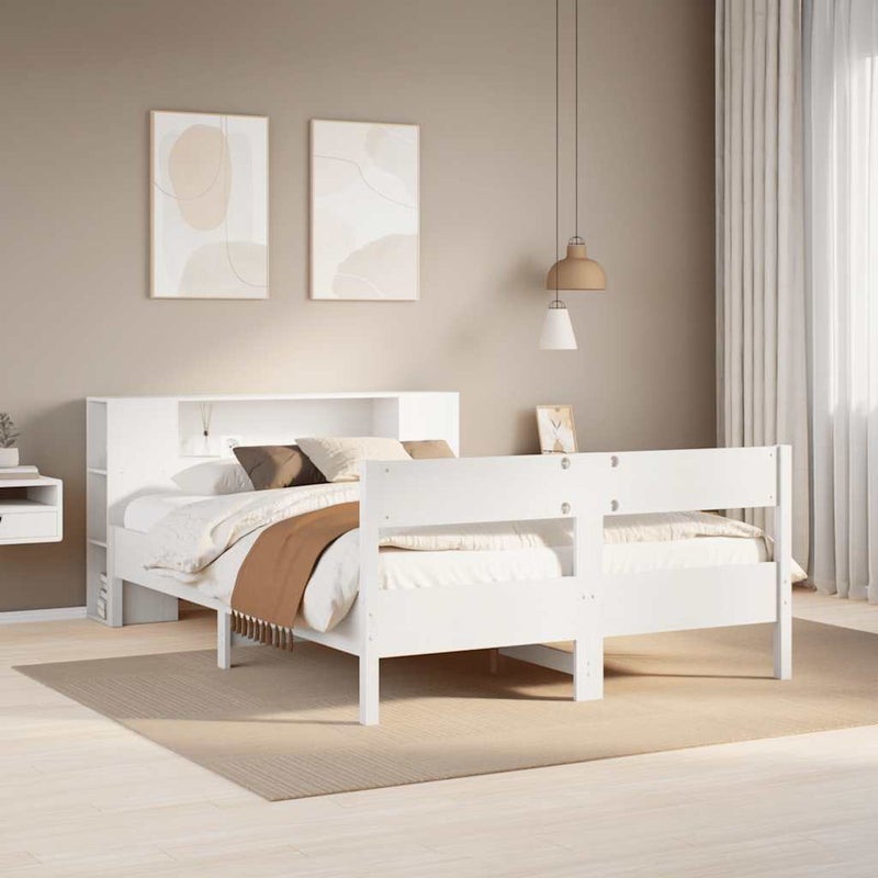 Łóżko Drewniane Rama Łóżka Sofa Biała Do Sypialni Pokoju 160x200 cm