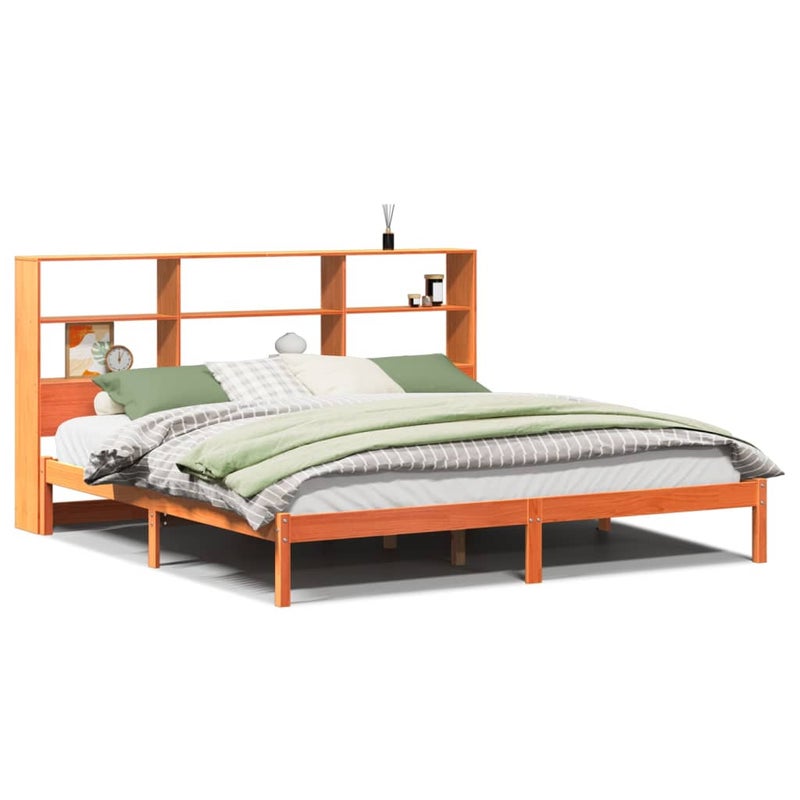 Łóżko Drewniane Rama Łóżka Sofa Brązowe Do Sypialni Pokoju 200x200cm